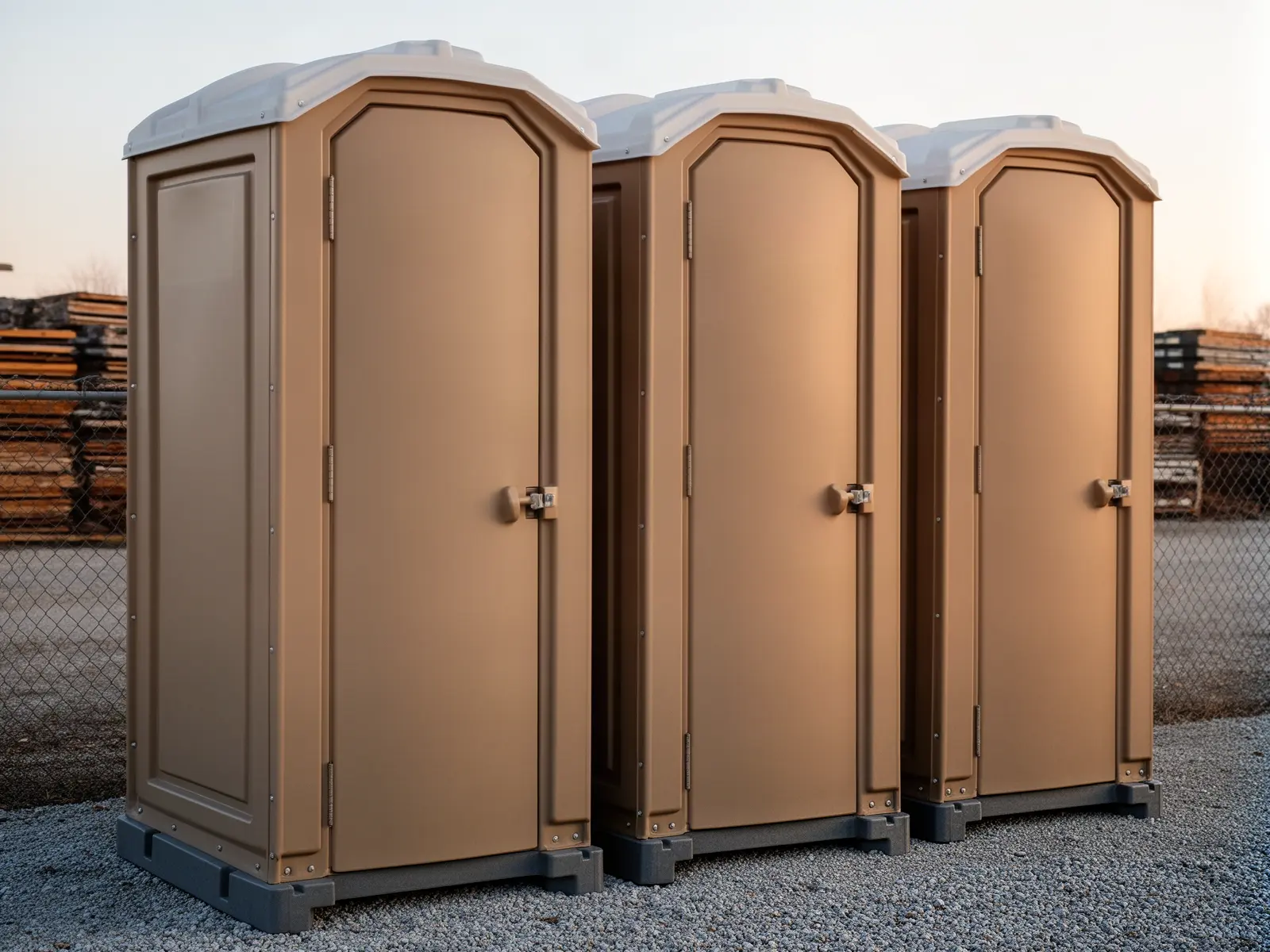 Clean porta potty unit from Dozier & McCallum Porta Potty Rental in Philadelphia, PA
